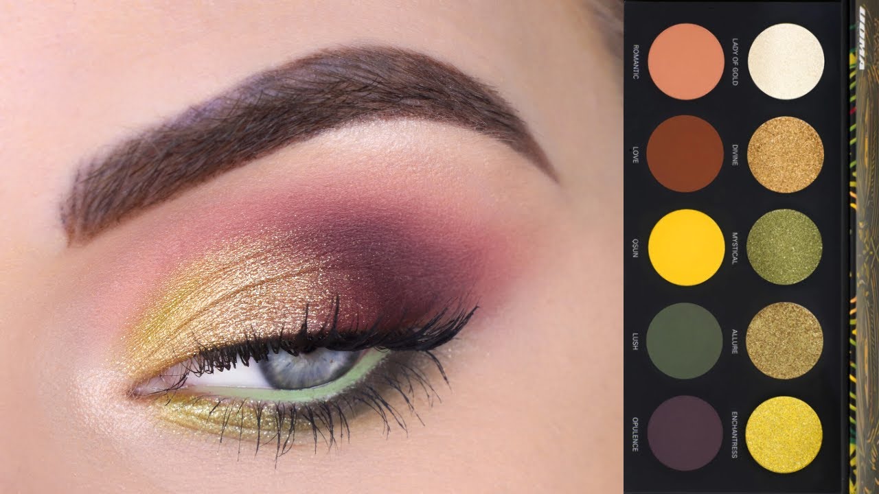 Uoma Beauty Black Magic Eyeshadow Palette Tutorial