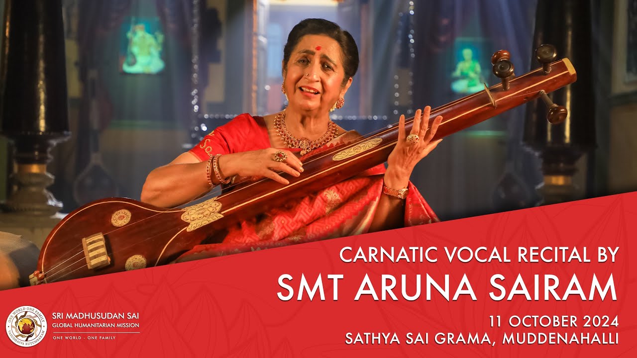 Carnatic Vocal Recital by Smt Aruna Sairam | Live From Muddenahalli | 11 October 2024, Evening