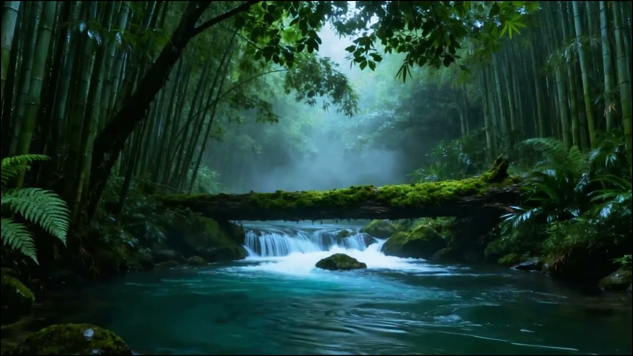 Tranquil Forest River Ambience with Birdsong | Sleep, Relaxation & Nature ASMR