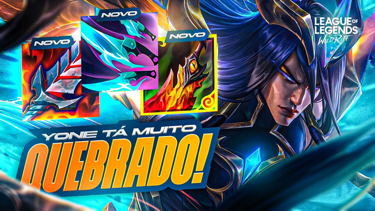 YONE TÁ MUITO QUEBRADO NO PATCH 6.2! O MID MAIS BROKEN? | LoL Wild Rift