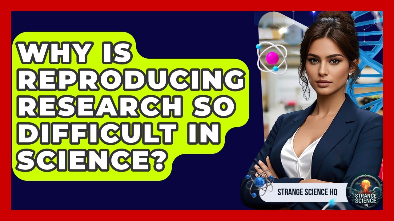 Why Is Reproducing Research So Difficult In Science? - Strange Science HQ