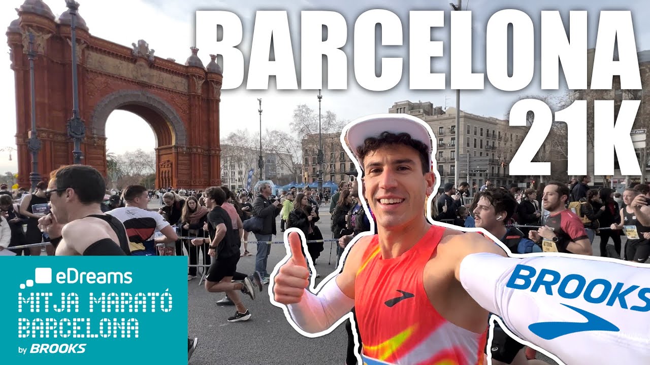 Media Maratón de Barcelona 2025 by BROOKS 💙 | Robert Arias