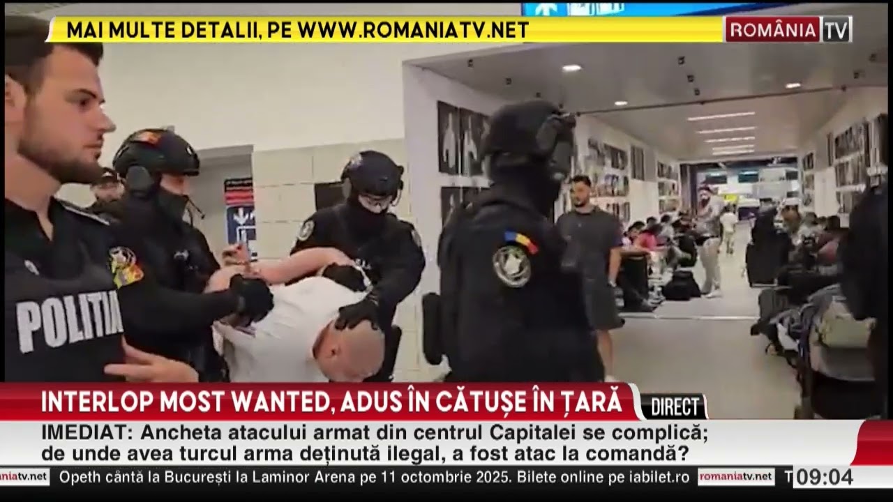 Un interlop extrem de periculos, care a tăiat cu sabia un polițist, a fost prins &icirc;n Norvegia