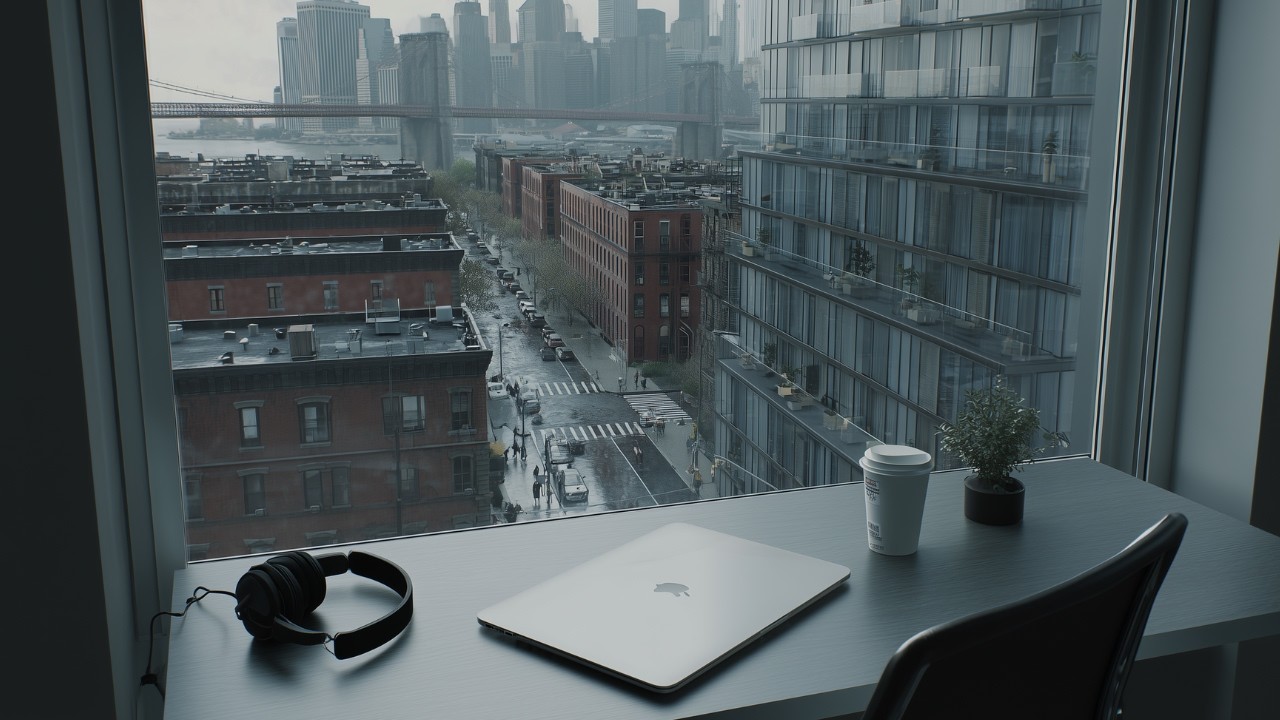 Today&rsquo;s Digital Workspace: DUMBO, Brooklyn | Deep Focus Work Music for Productivity | Calm Focus