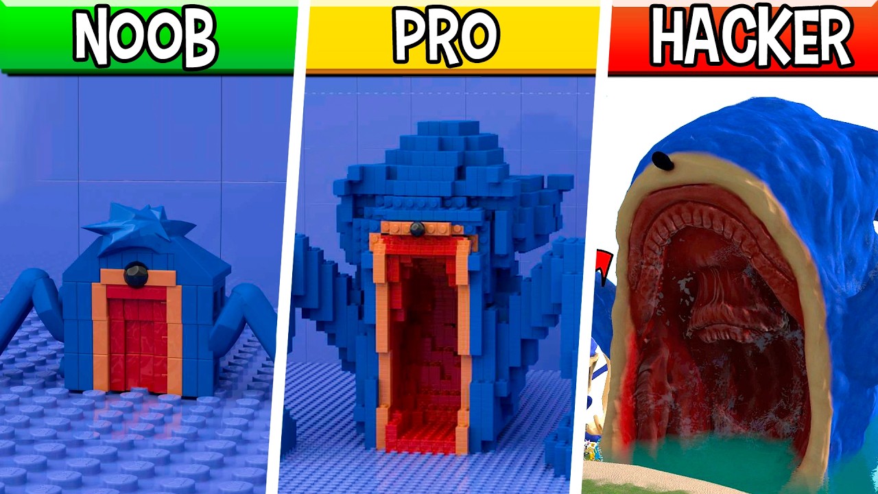 LEGO Shin Sonic Sea Eater : Noob, Pro, HACKER! / (Shin Sonic Tapes Season 2)