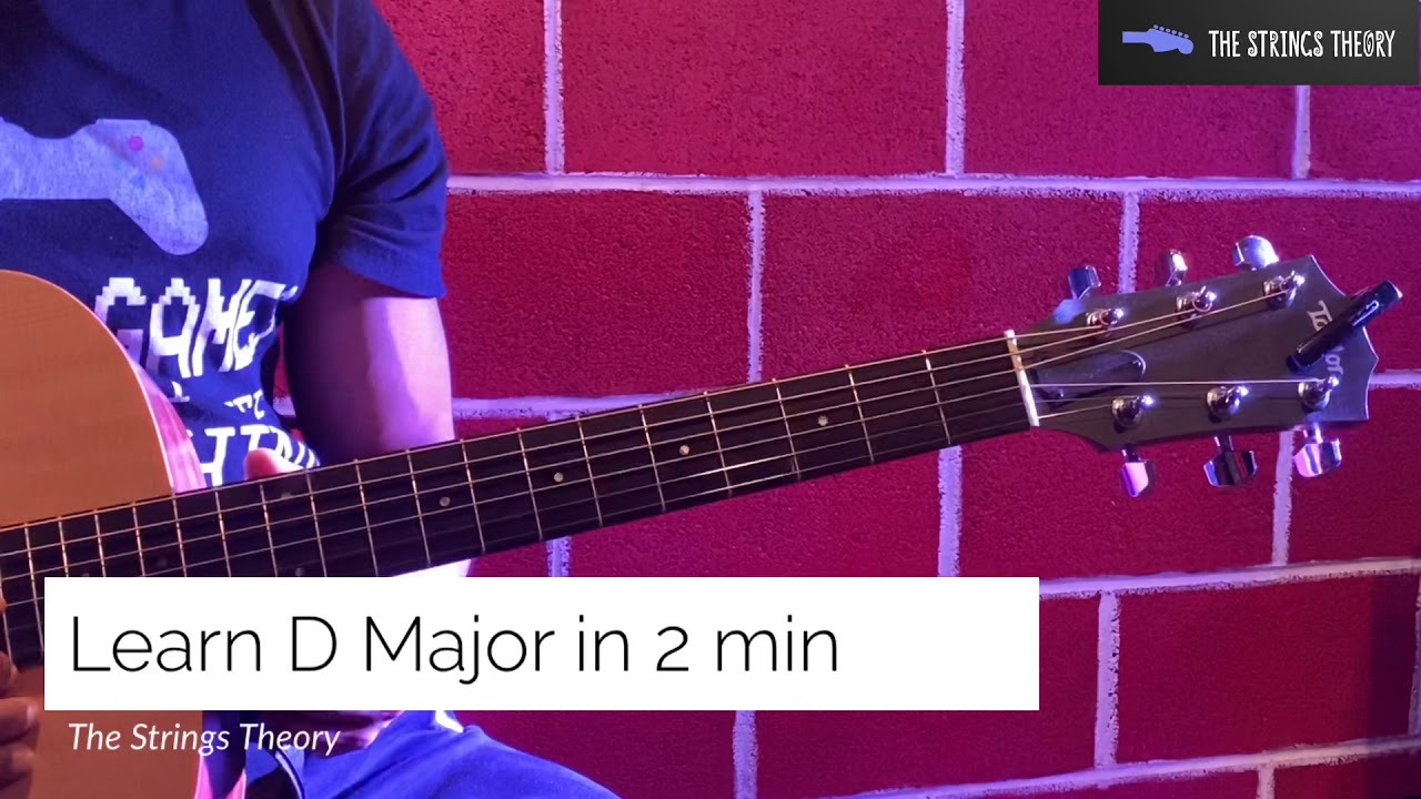 Learn D Major chord in 2 minutes | Hindi Guitar Chord Lesson