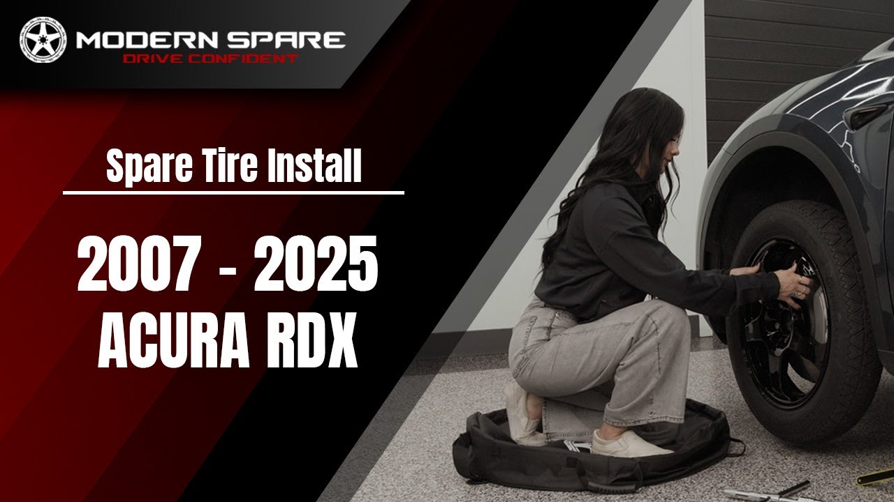 How do I install a spare tire on a 2007-2025 Acura RDX | Presented by Modern Spare