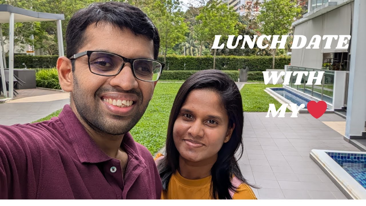 Just the Two of Us | Lunch Date with My Hubby ❤️ | අපේ Lunch date එක 🇸🇬