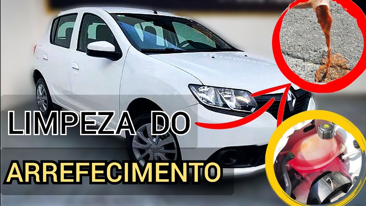 LIMPEZA DO SISTEMA DE ARREFECIMENTO DO SANDERO 2017