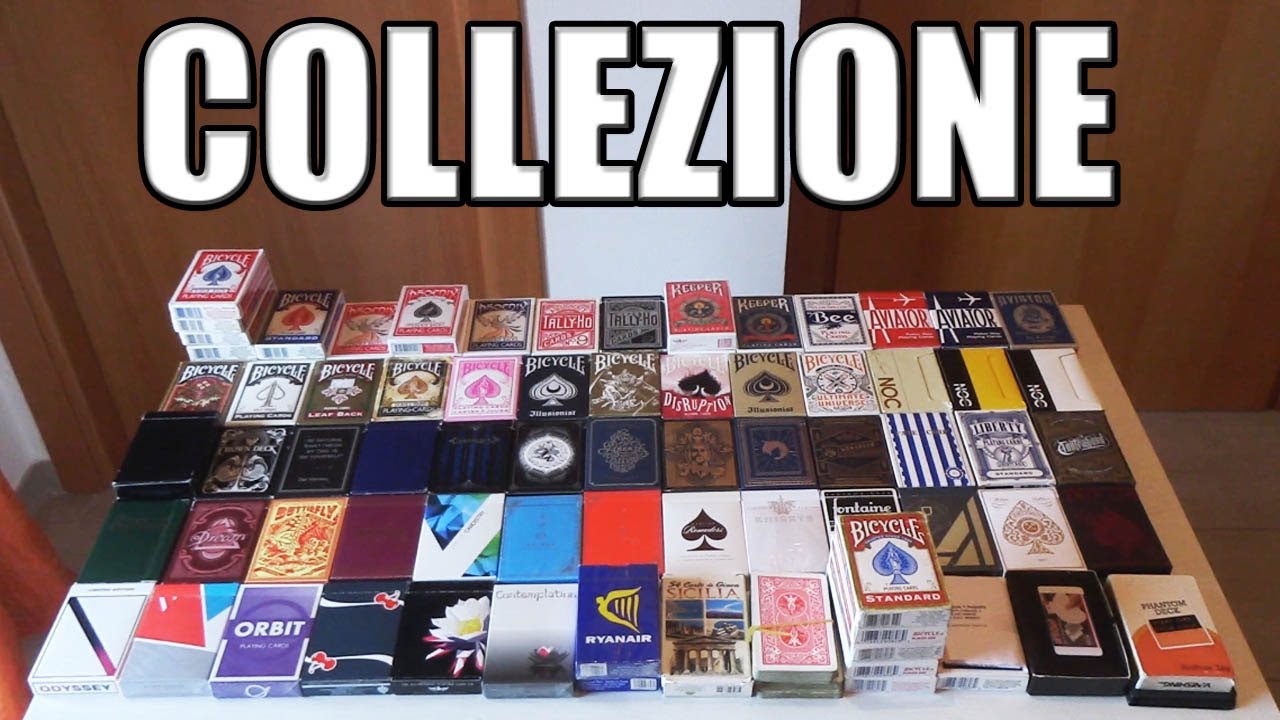 LA MIA COLLEZIONE DI MAZZI DI CARTE! Qual è il vostro preferito?