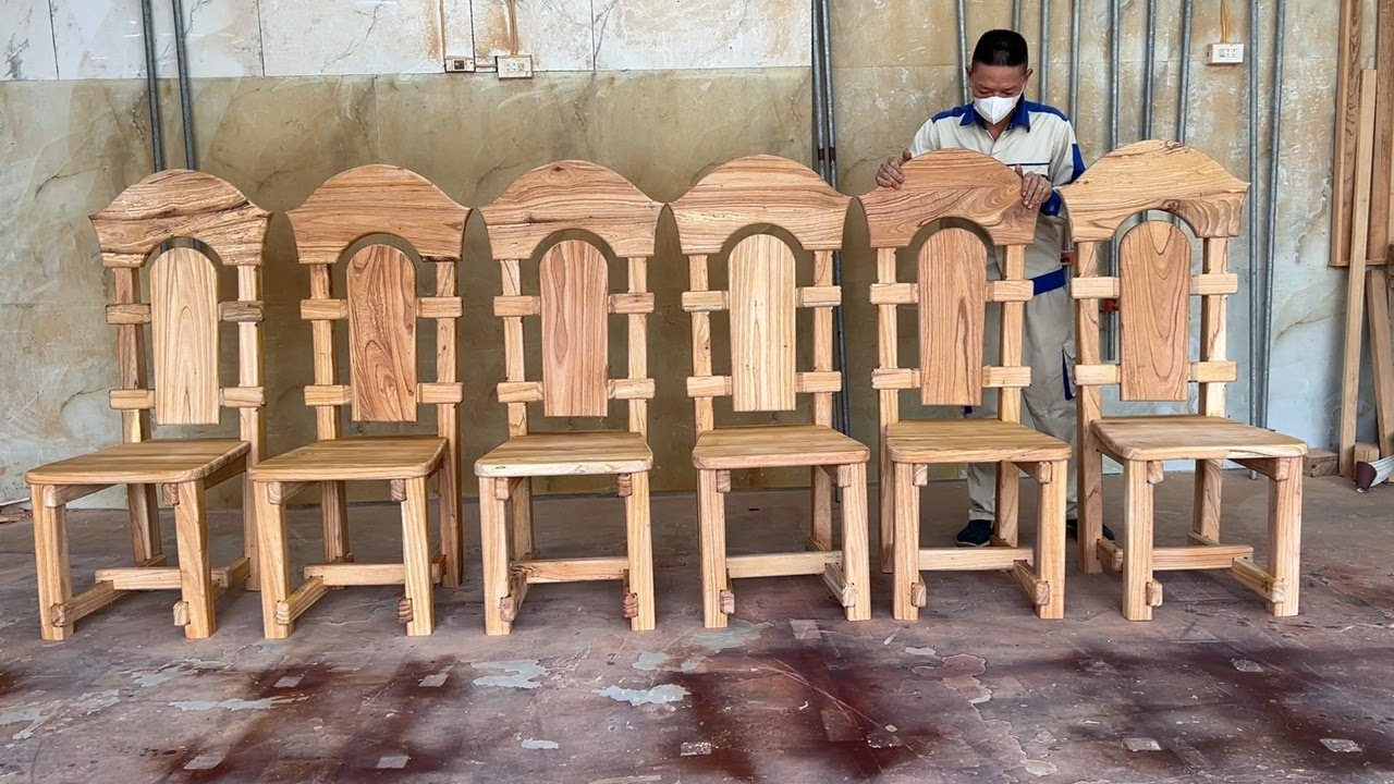 You Will Be Surprised To See These Wooden Chair Are Handcrafted: Classic Wooden Chair Making Process