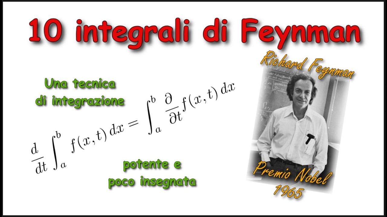 L'integrale di Feynman, the #feynman integral #trick #calculus