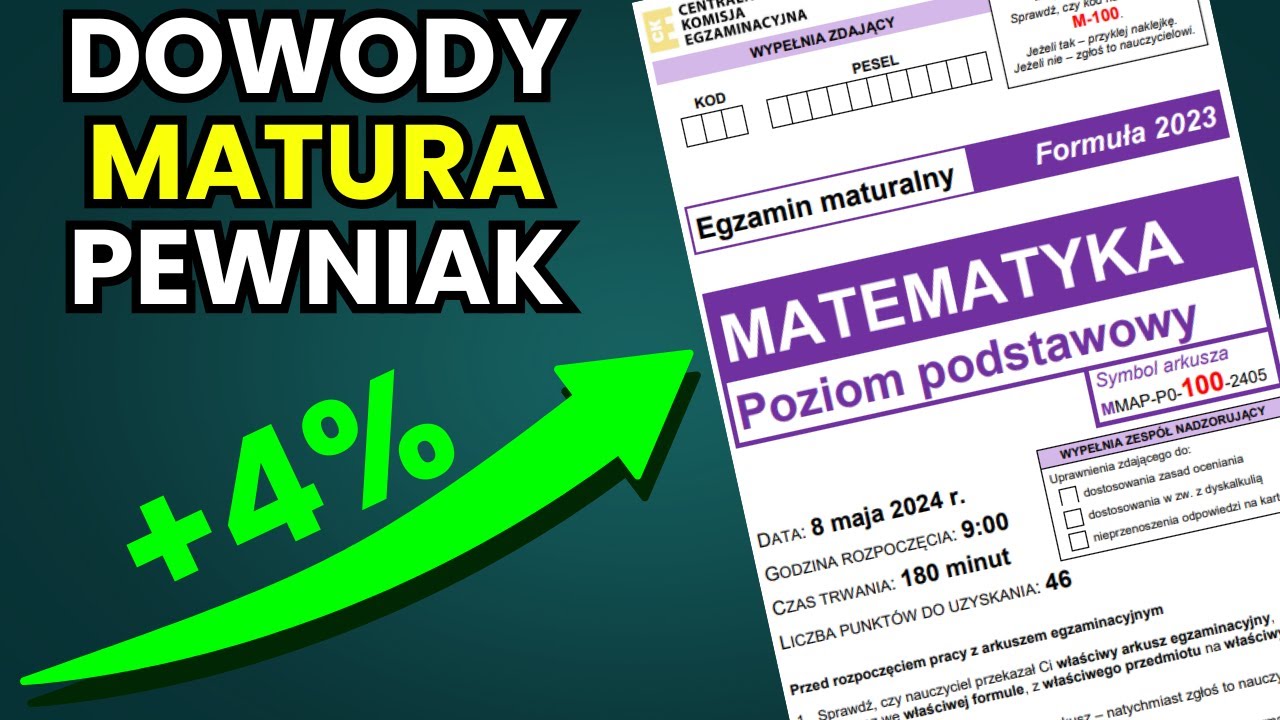 Prosty sposób na DOWODY na MATURZE