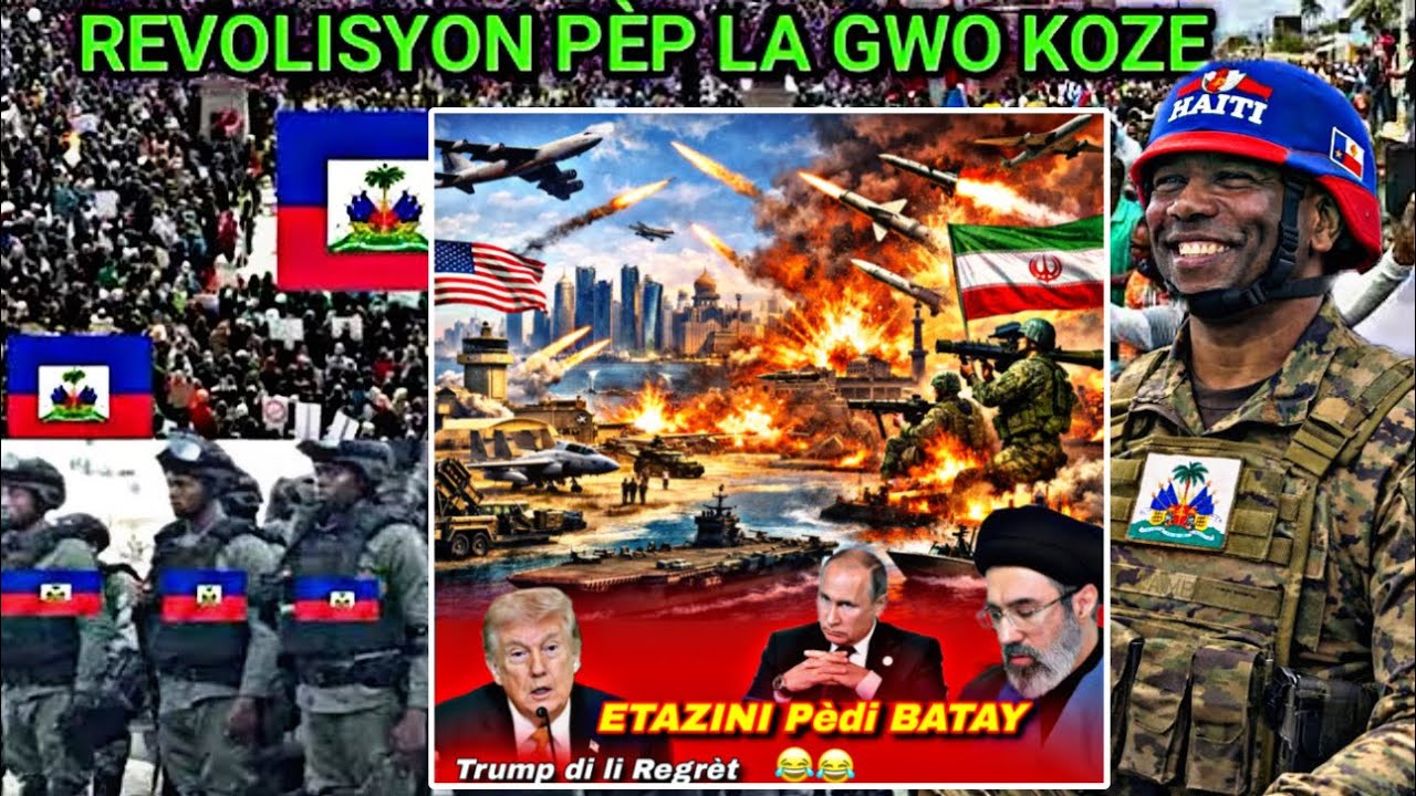 ETAZINI PÈDI BATAY…Iran Lage Tout Moun ETAZINI NAN GWO KOURI…MISIL TIRE?…Gade sak pase nan pAUp