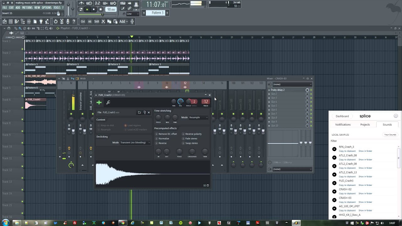 Making A Downtempo Beat In FL Studio [With Splice Sound Samples] [Re-Uploaded]