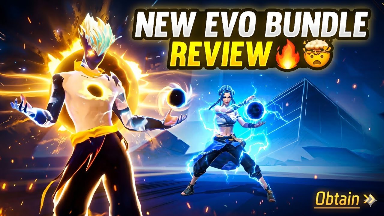 Legendary Eclipse Bundle Review🔥🤯 | new evo bundle free fire | Ob53 upcoming evo bundle | evo bundle