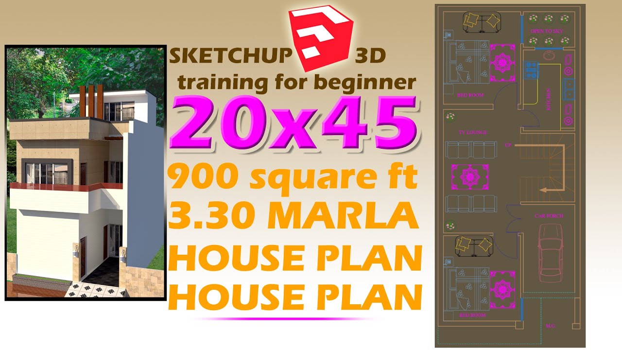 20x45 House plan