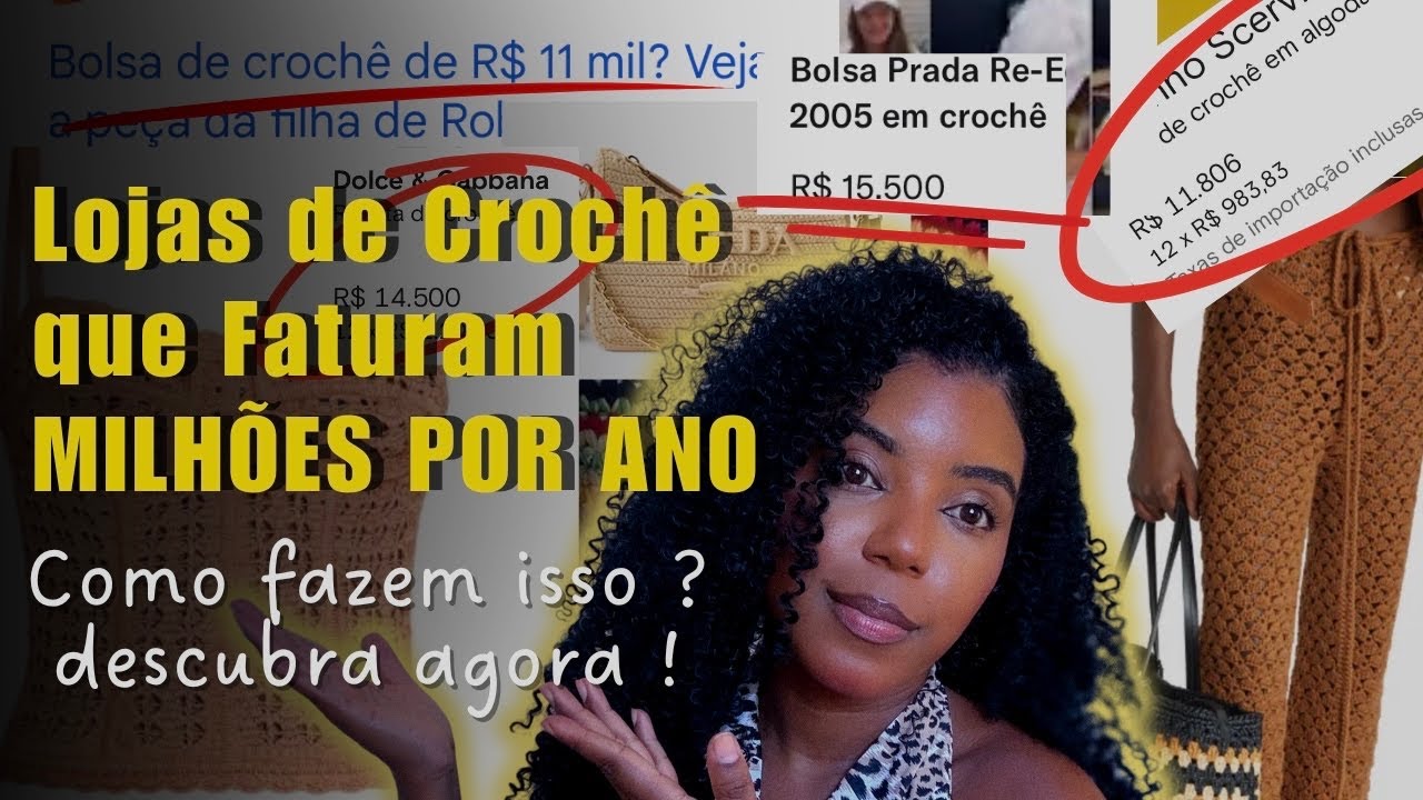 🧶💰FATURAM MILHOES COM CROCHÊ -Descubra o Segredo do Sucesso vendendo Crochê