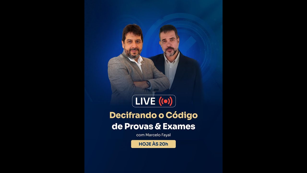 Live #04 Decifrando o Código de Provas & Exames: o caso do Teste ANPAD