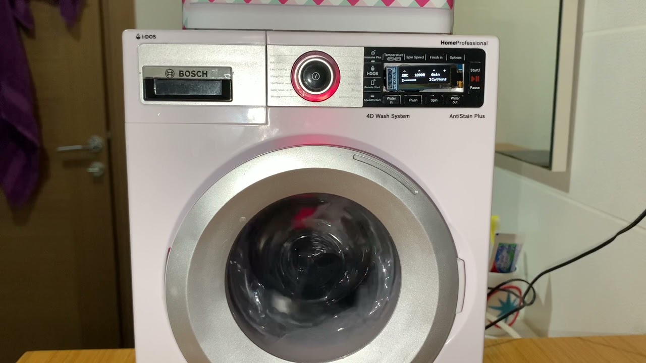 Bosch Serie 8: Mixed Cleaning Cloths Cycle