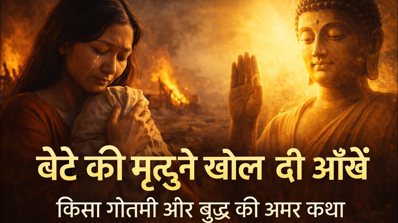 बेटे की मृत्यु ने खोल दी आँखें | किसा गोतमी और भगवान बुद्ध की अमर कथा 