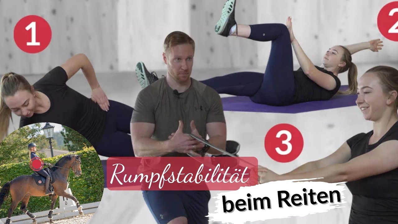 3 Übungen für einen stabilen Rumpf beim Reiten