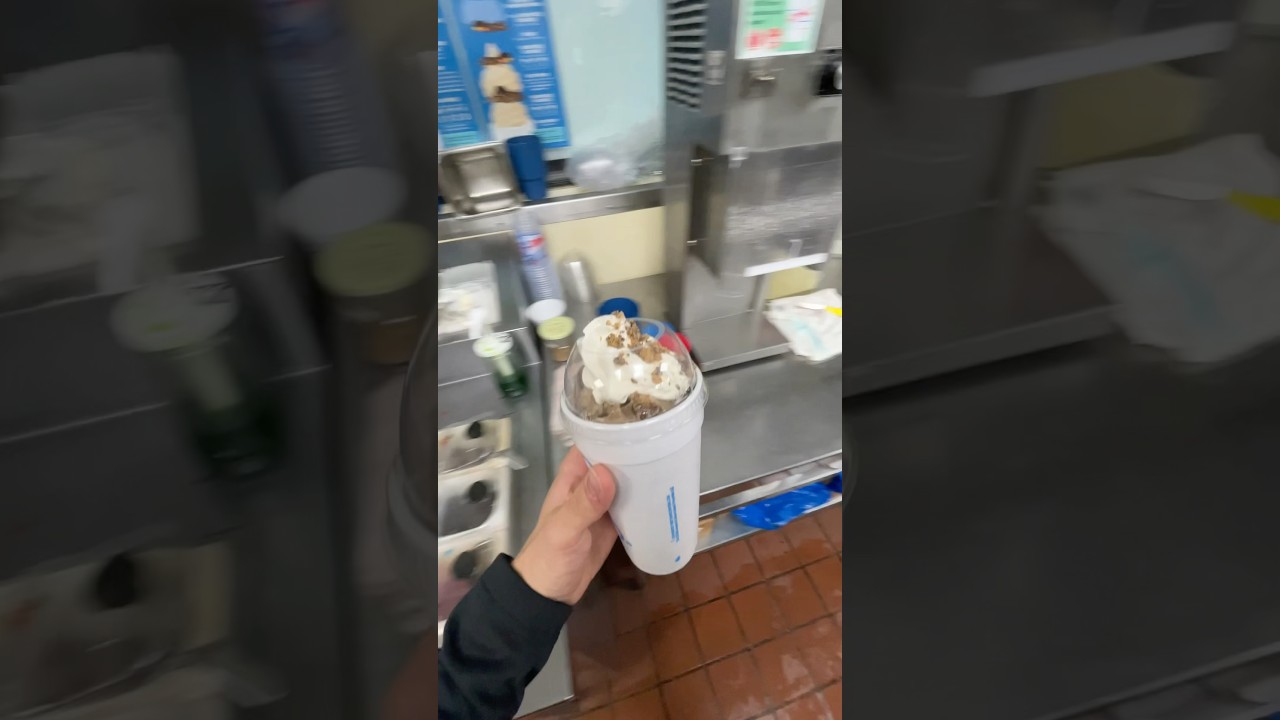 Reese’s Chocolate Blast 🍫#foryou #milkshake #food #sonic #pov