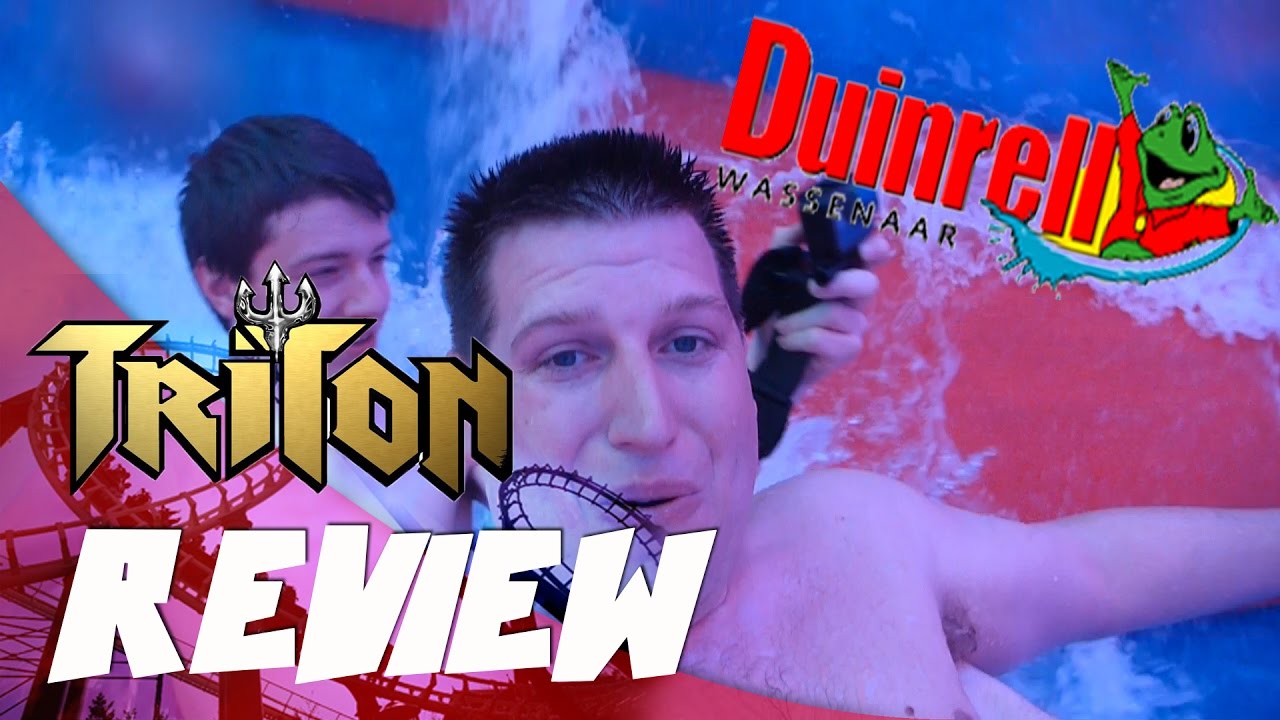 Review nieuwe glijbaan testen Duinrell: TRITON!