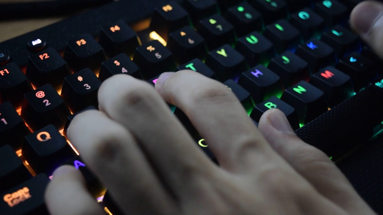 [ASMR] 기계식 적축 키보드 타이핑 사운드. MX RED Keyboard Typing Sound.