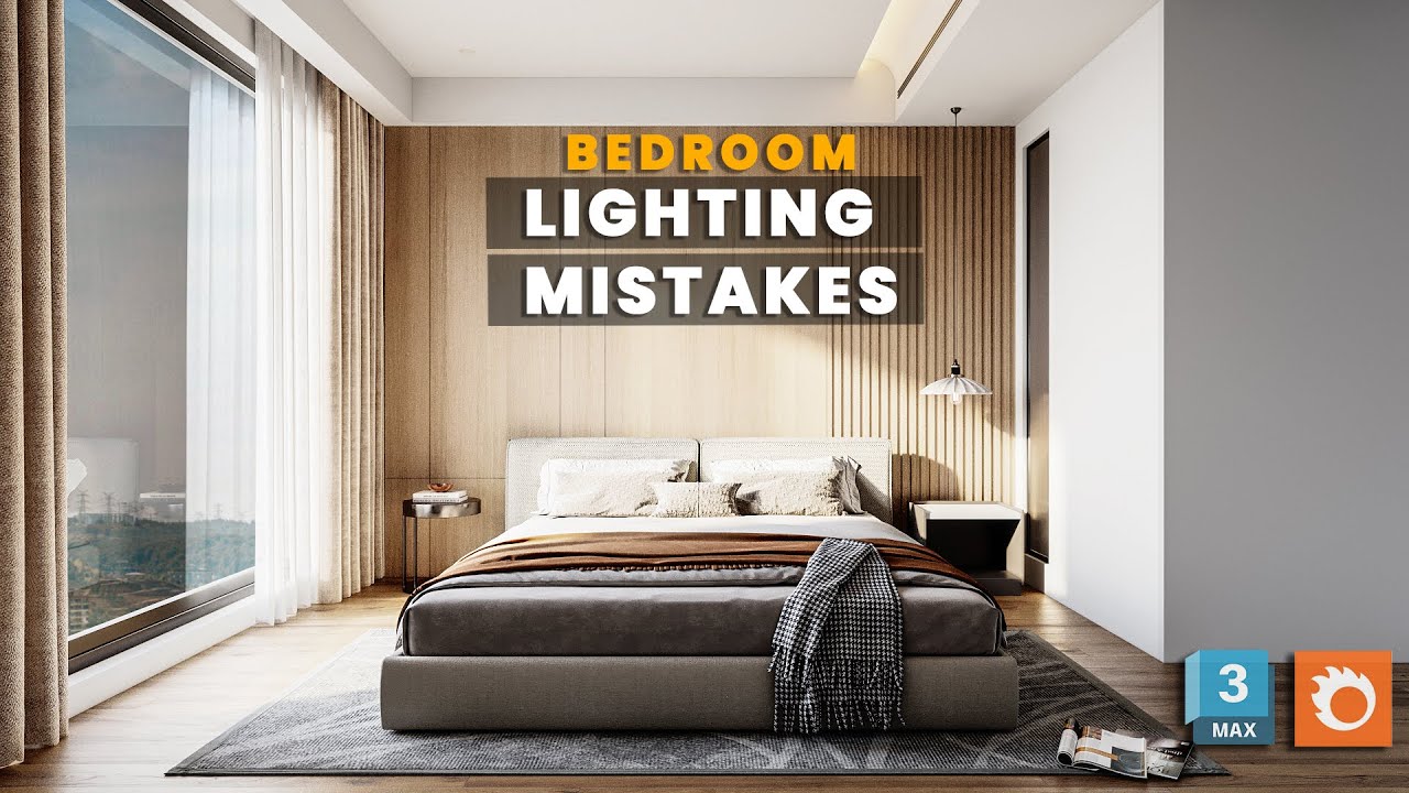 Corona Lighting Tutorial | Realistic Bedroom Lighting in 3ds Max (Step-by-Step)