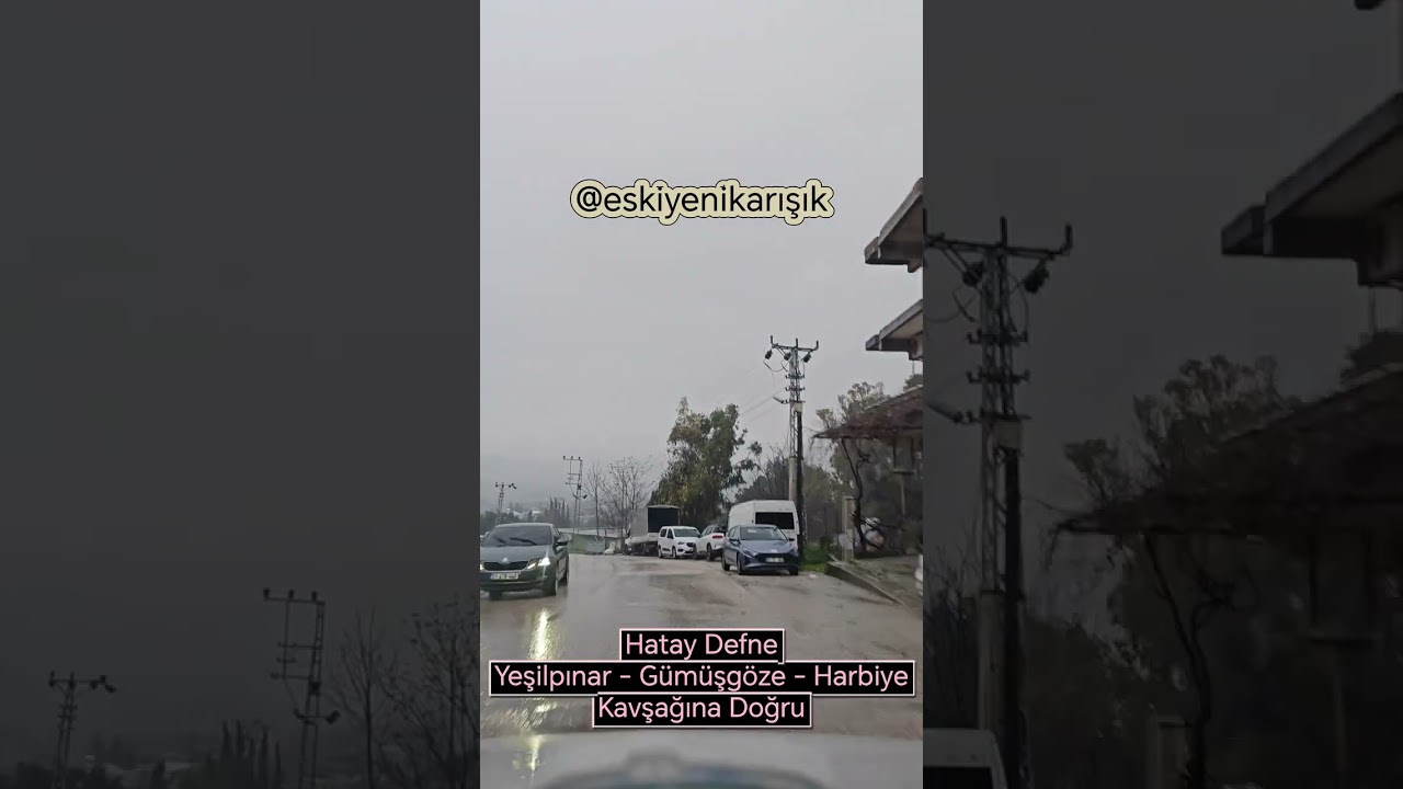 Hatay İli Defne İlçesi Yeşilpınar'dan Gümüşgöze - Harbiye Kavşağına Doğru... 