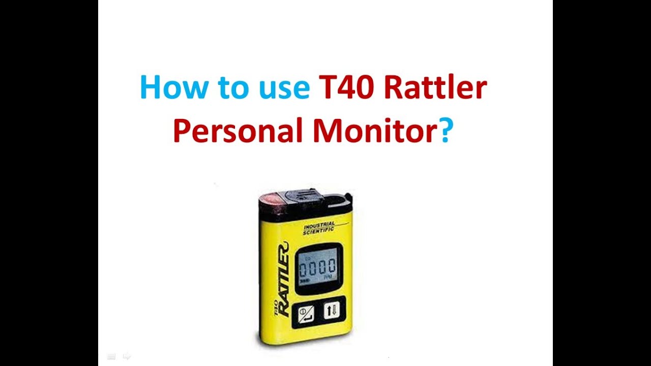 How to use T40 Rattler Personal Gas detector as per SAUDI ARAMCO?