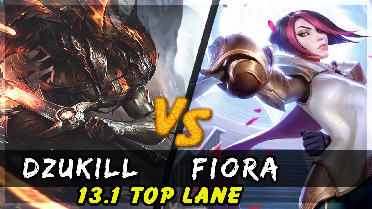 Dzukill - Yasuo vs Fiora TOP Patch 13.1 - Yasuo Gameplay
