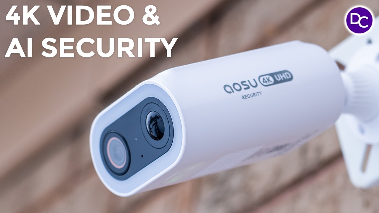 4K Video | AI Security | NO Fees - aosu SolarCam P1 Max Security Camera Review