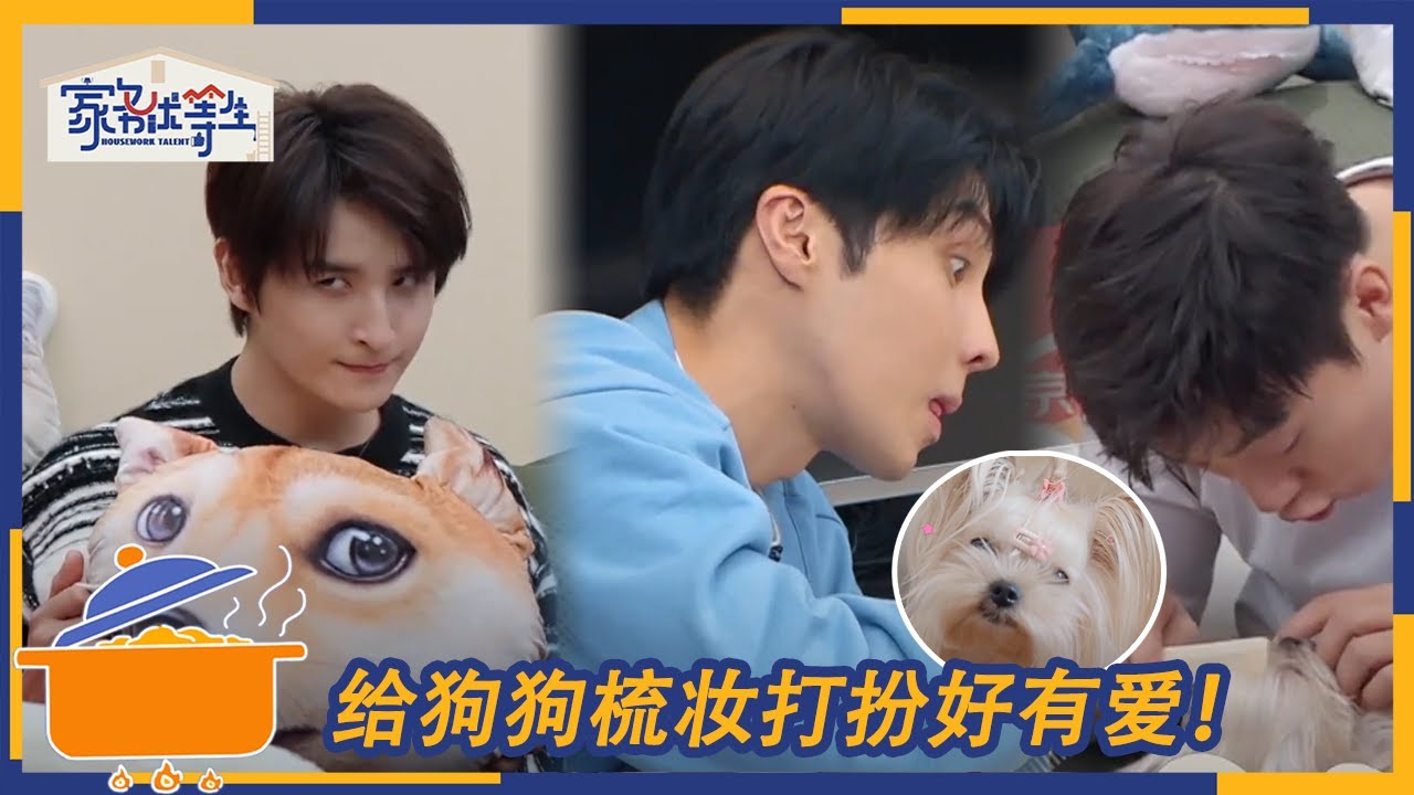 高嘉朗夹子音仅狗可见 张远给高嘉朗家的小狗做狗狗楼梯，真是深谙糊弄学！ | 家务优等生 EP18 花絮 | HOUSEWORK TALENT | iQIYI综艺