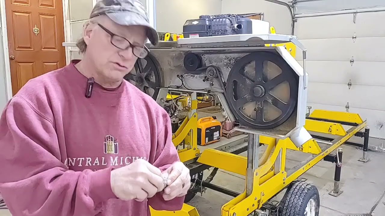 Blade Guide Maintenance on the Frontier OS27 Sawmill