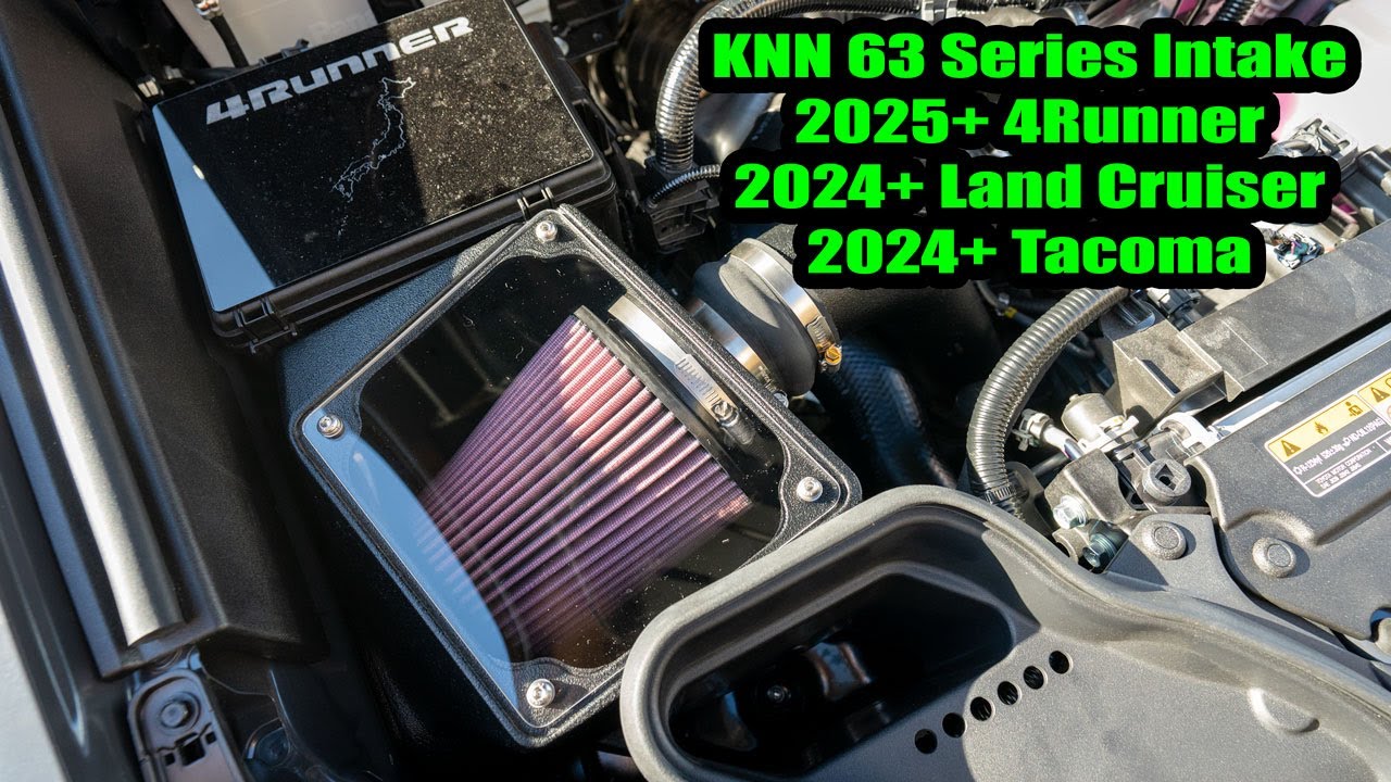 K&N 63 Series Air Intake Install 2025 Toyota 4Runner