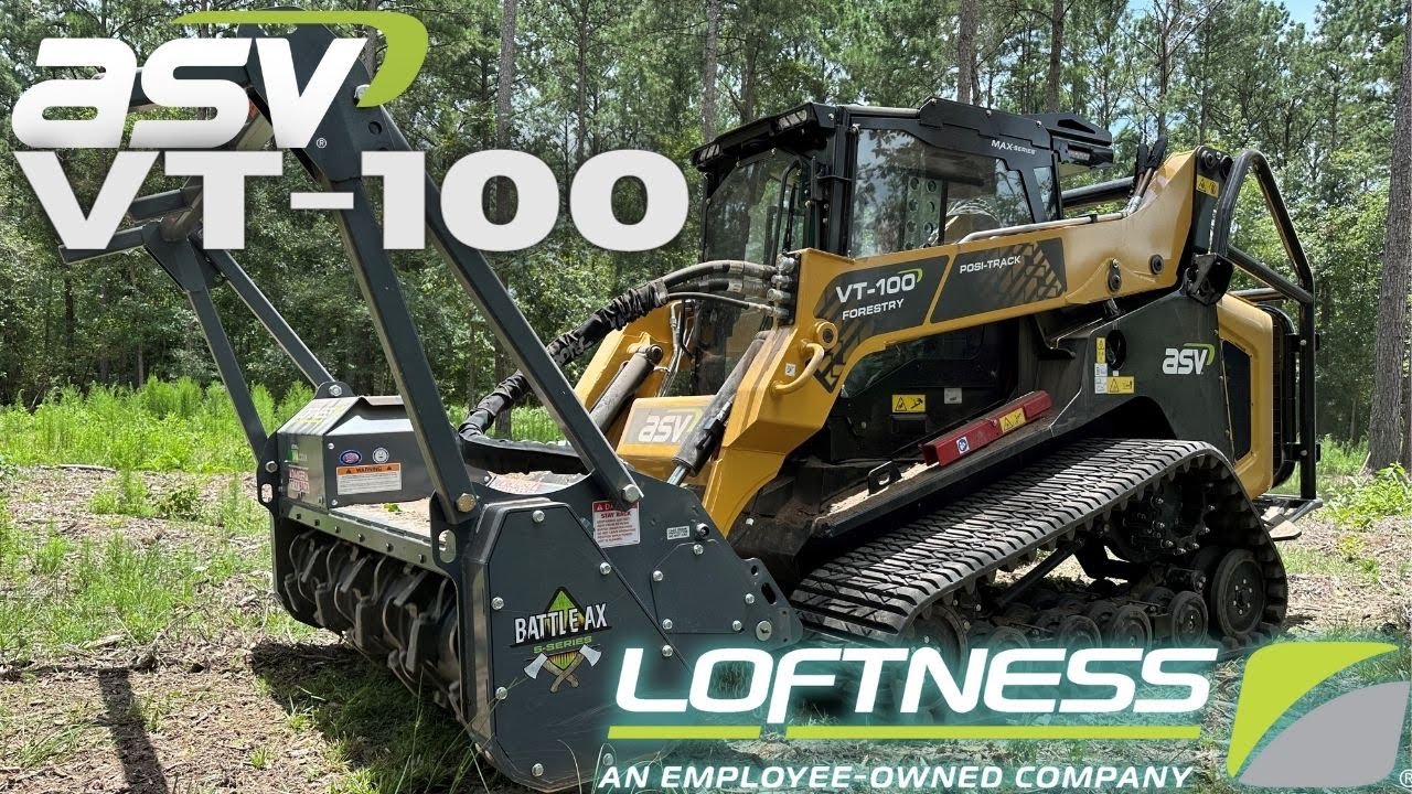 ASV VT-100 WITH LOFTNESS BATTLE AX MULCHING HEAD