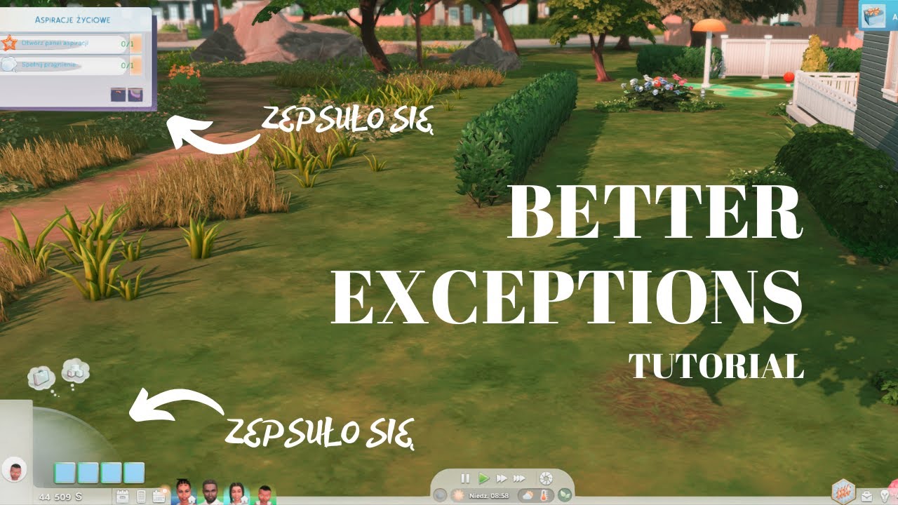 Gra zepsuła się po aktualizacji? - TUTORIAL - Better Exceptions #ts4 #thesims4 #sims4 #tutorial