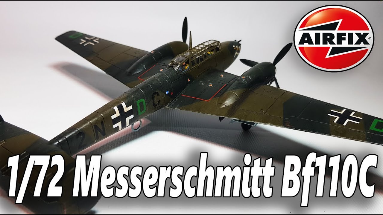 Airfix 172 Messerschmitt BF 110 C Build Review