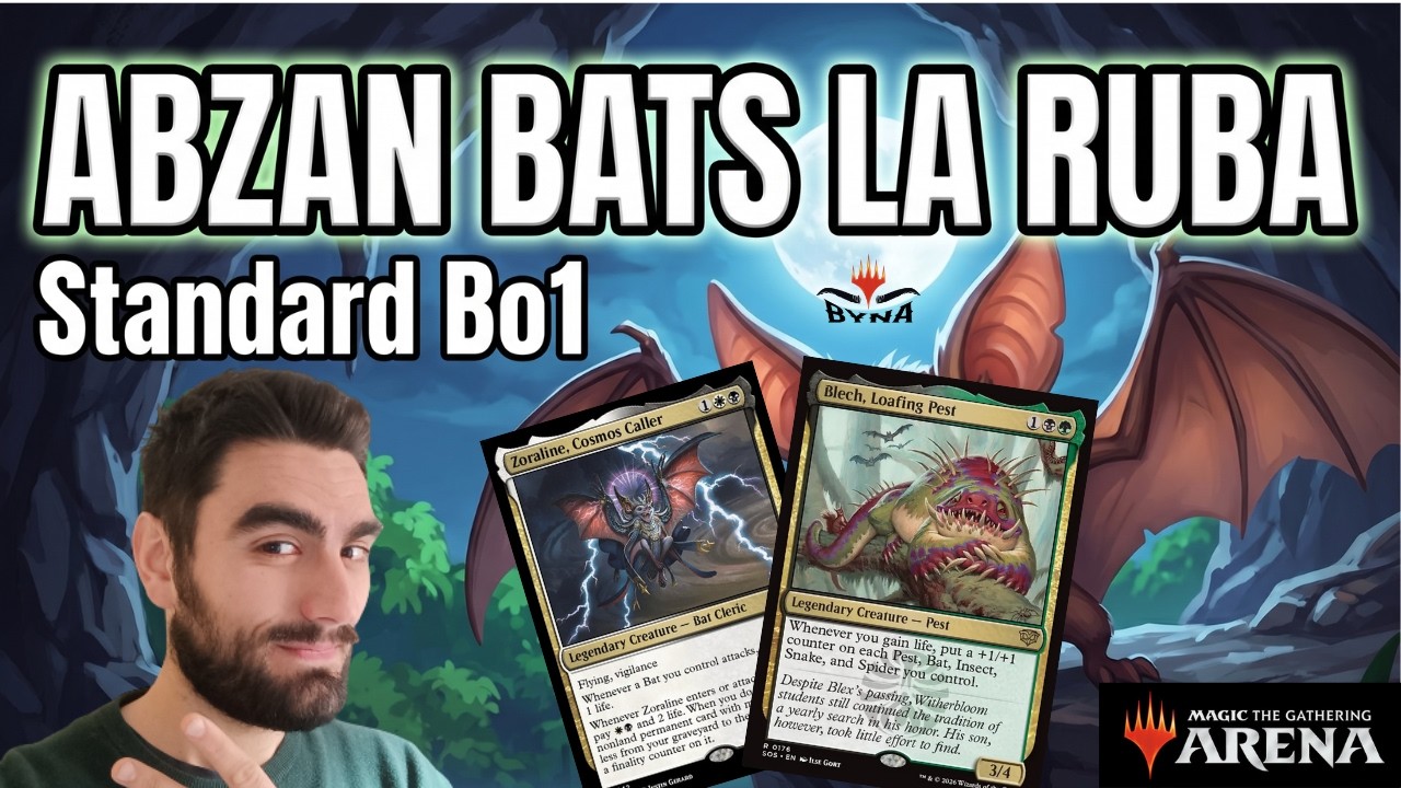 ABZAN BATS LA RUBA! Standard Bo1 #mtgarena #magic #mtgita #magicthegathering