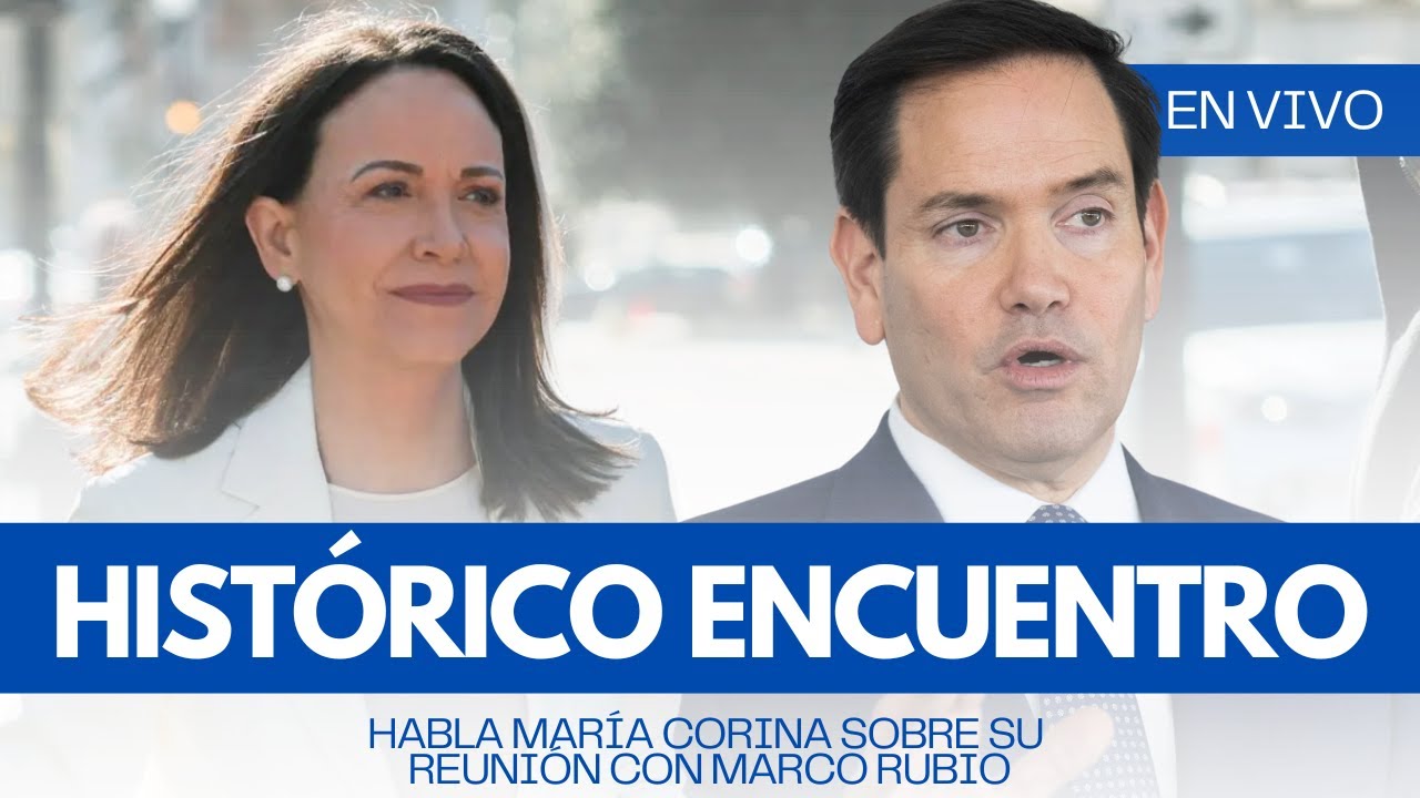 🔴 VIVO | Habla María Corina Machado después de su histórico encuentro con Marco Rubio #Venezuela