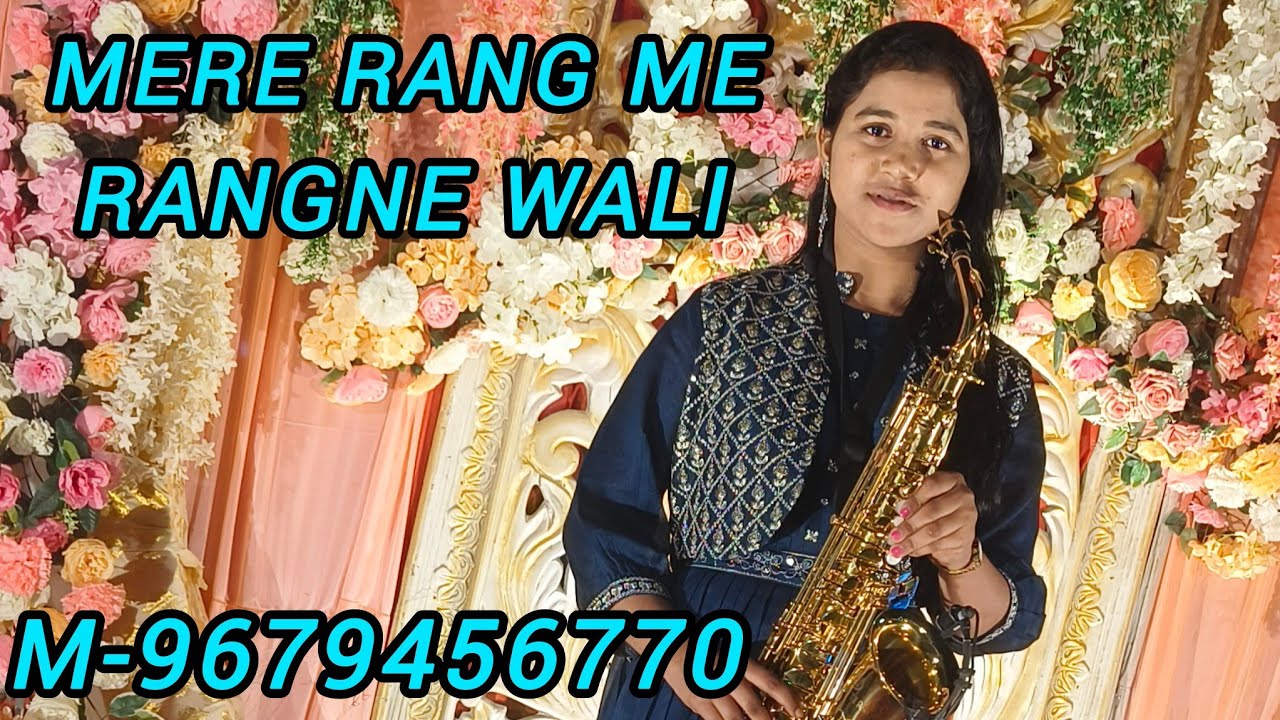 Saxophone artist Kolkata/ Saxophone instrumental music / Wedding Saxophone show. Female saxophone.