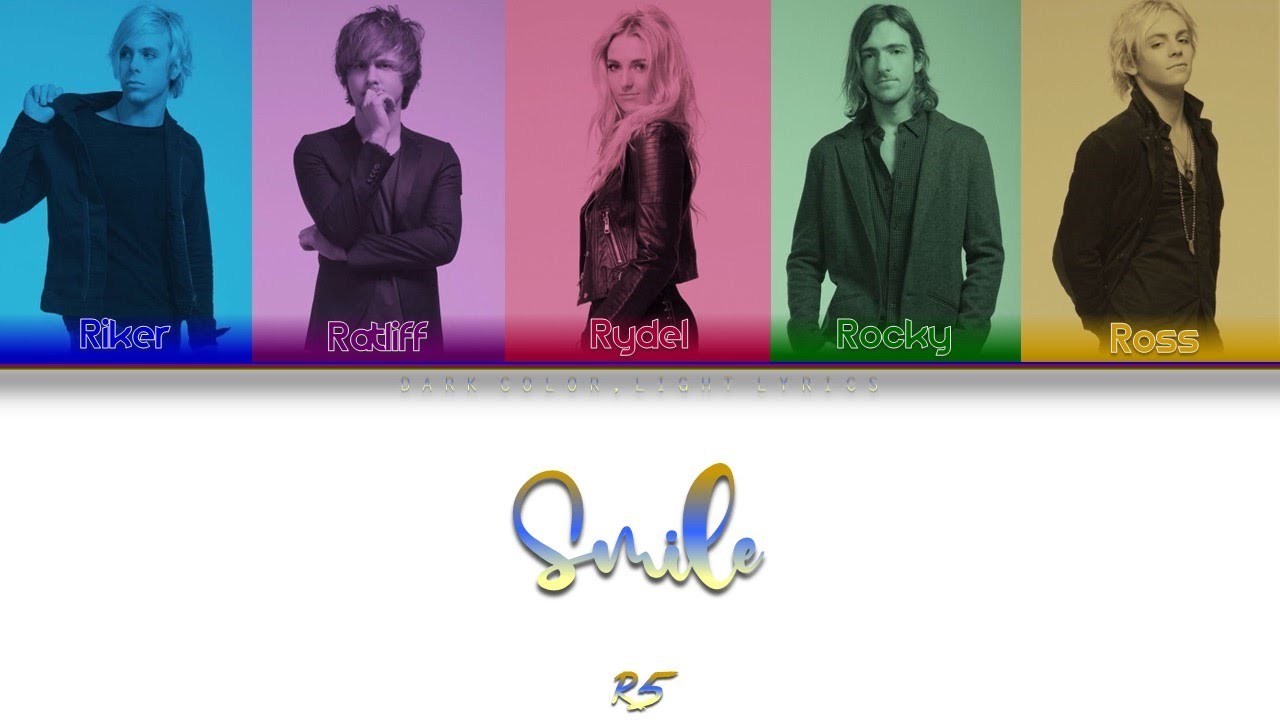 R5 'Smile' Lyrics [Color Coded ENG_ESP]
