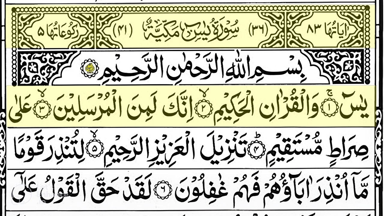 Surah Yasin Yaseen Full With Arabic Text Ep 00014 Sheikh Abdul Rahman Al Sudais #surahyaseen