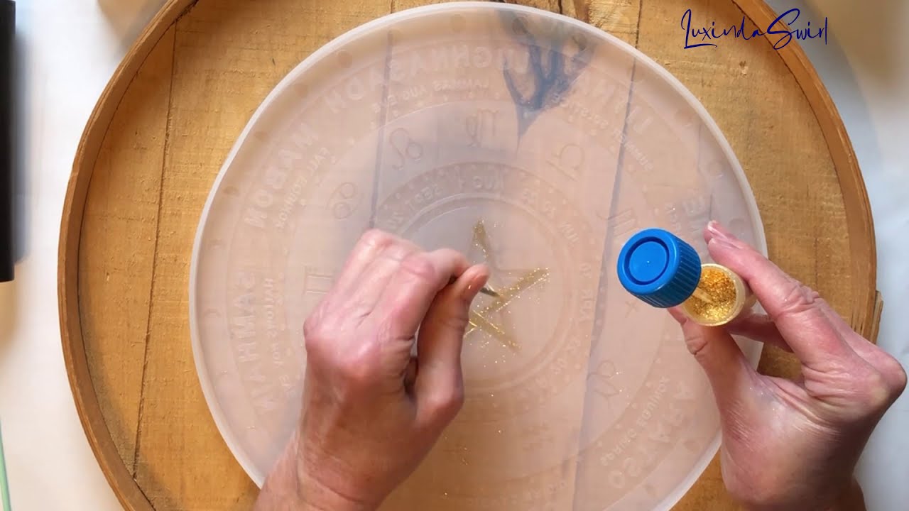 New Resin Mold - Pagan Wheel of the Year - Let's Mix & Pour a Rainbow then Use Some New Paint Pens!