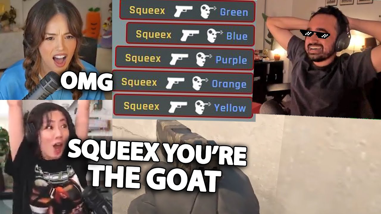 Valkyrae & Fuslie Couldn't Believe How Good Squeex Was At CS2