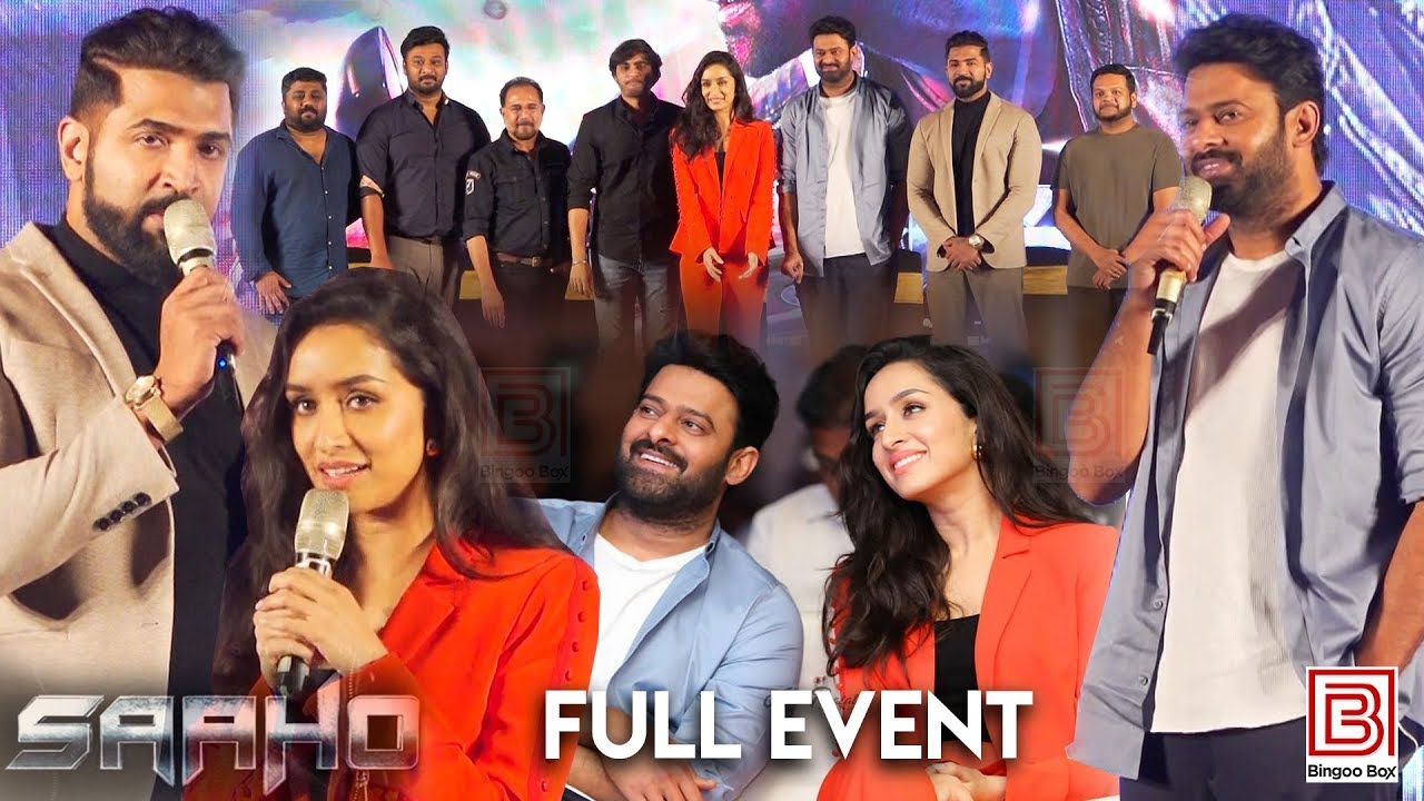Saaho Pressmeet Chennai | Prabhas | Shraddha Kapoor | Arun Vijay | Sujeeth | Ghibran | UV Creations