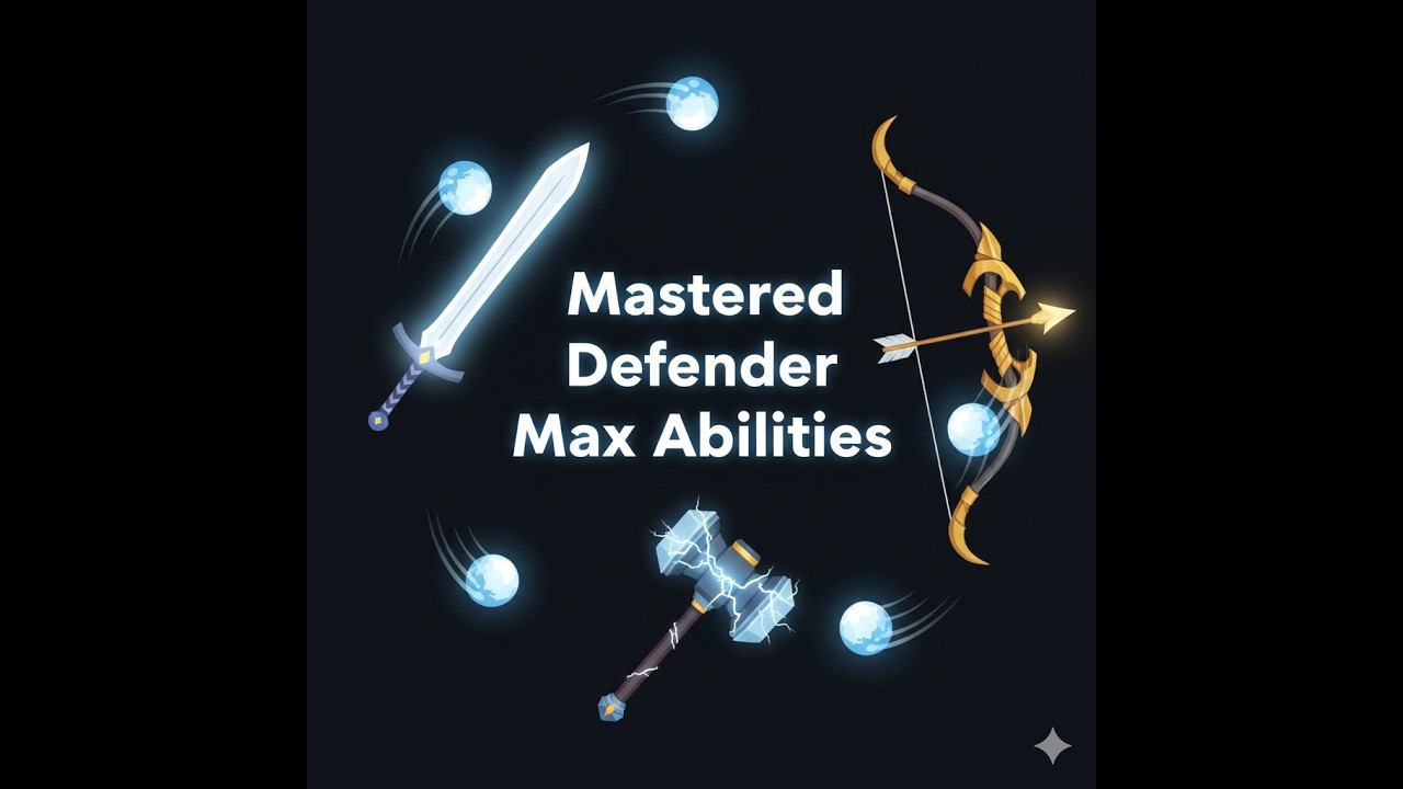 All Defender Mastery Max Upgrades