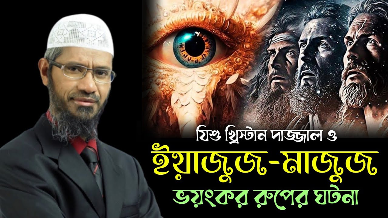 যিশু খ্রিস্টান দাজ্জাল ও ইয়াজুজ-মাজুজ এর ভয়ংকর রুপের ঘটনা।। ডাঃ জাকির নায়েক Dr Zakir Naike 2025